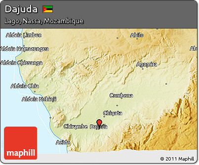 Physical 3D Map of Dajuda