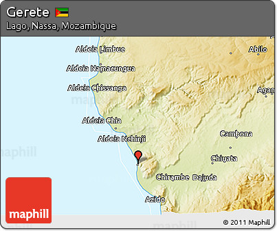 Physical 3D Map of Gerete
