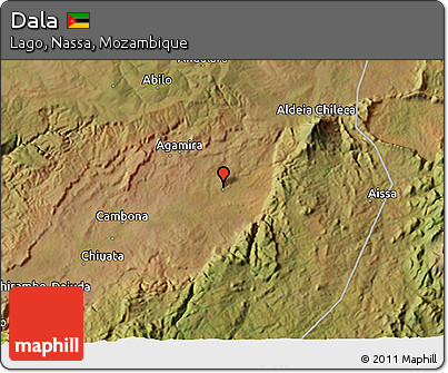 Satellite 3D Map of Dala