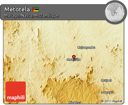 Physical 3D Map of Metotela