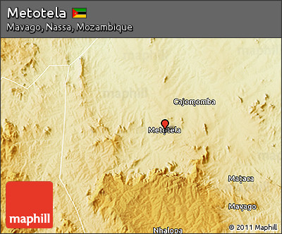 Physical 3D Map of Metotela