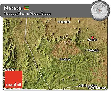 Satellite 3D Map of Mataca