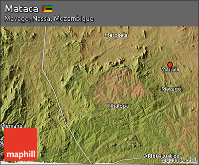 Satellite 3D Map of Mataca