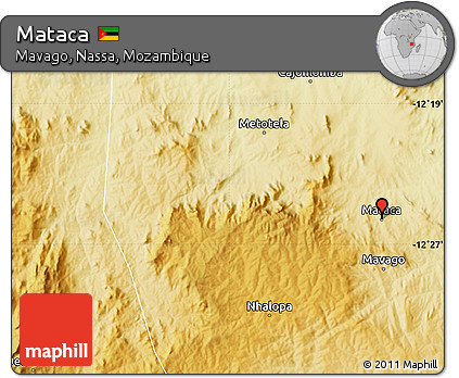 Physical Map of Mataca
