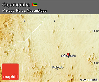 Physical Map of Cajomomba
