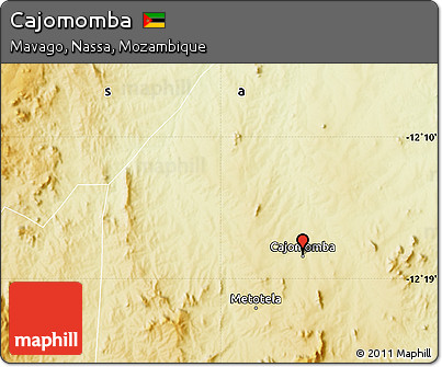 Physical Map of Cajomomba