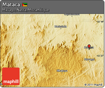 Physical Map of Mataca