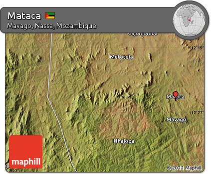 Satellite Map of Mataca