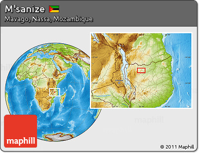 Physical Location Map of M'sanize