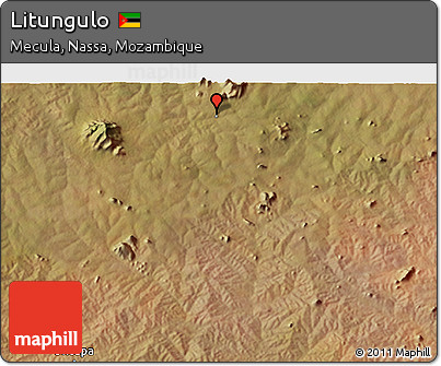 Satellite 3D Map of Litungulo