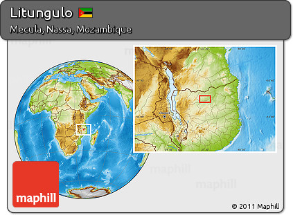 Physical Location Map of Litungulo