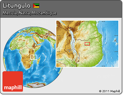 Physical Location Map of Litungulo