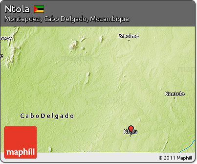Physical 3D Map of Ntola