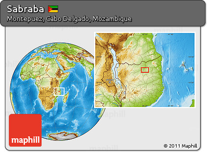 Physical Location Map of Sabraba