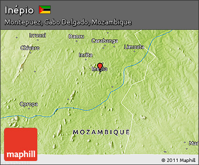 Physical 3D Map of Inépio