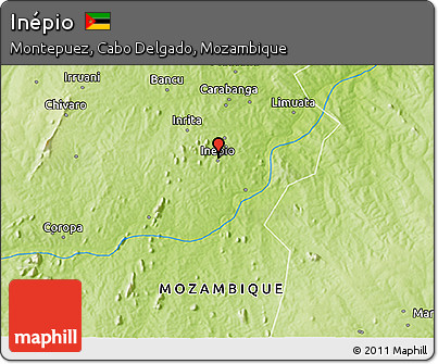 Physical 3D Map of Inépio