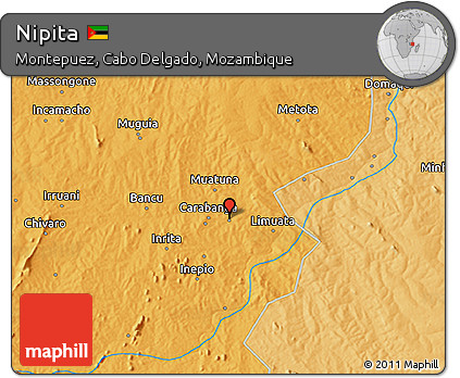 Political 3D Map of Nipita