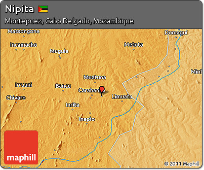Political 3D Map of Nipita