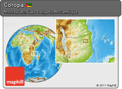 Physical Location Map of Coropa