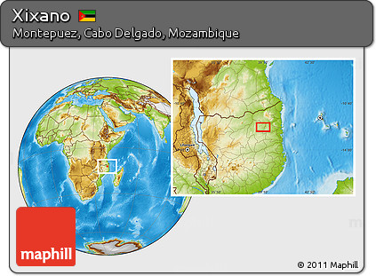 Physical Location Map of Xixano