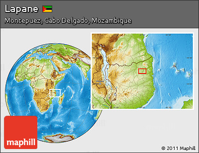 Physical Location Map of Lapane