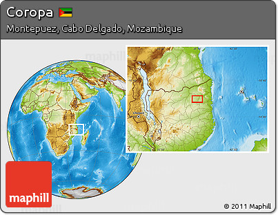 Physical Location Map of Coropa