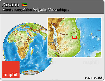 Physical Location Map of Xixano