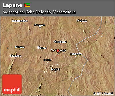 Satellite Map of Lapane