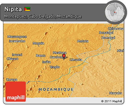 Political Panoramic Map of Nipita