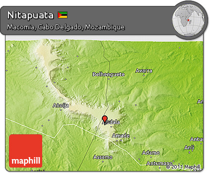 Physical 3D Map of Nitapuata