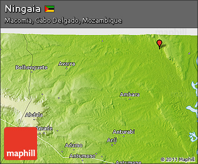 Physical 3D Map of Ningaia