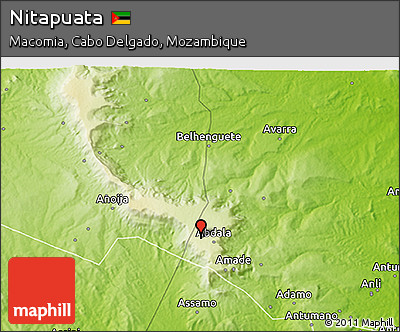Physical 3D Map of Nitapuata