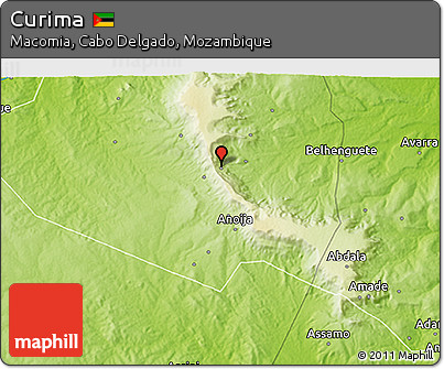 Physical 3D Map of Curima