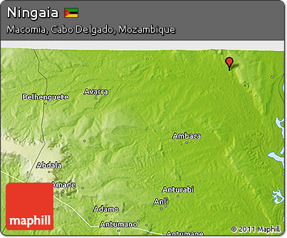Physical 3D Map of Ningaia