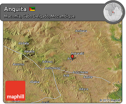 Satellite 3D Map of Anquita