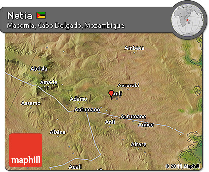 Satellite 3D Map of Netia