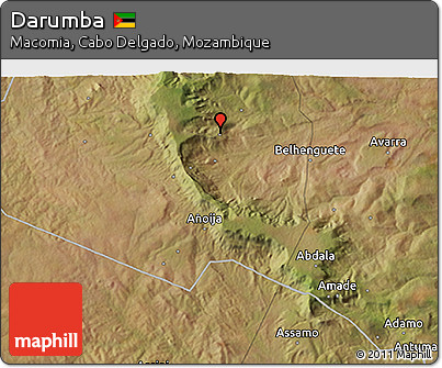 Satellite 3D Map of Darumba