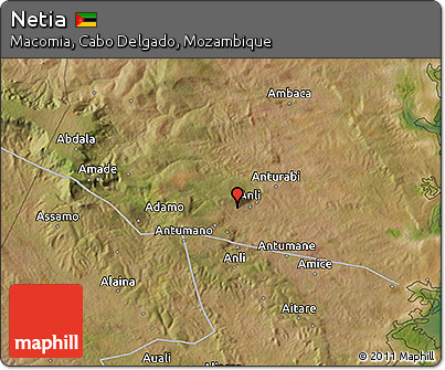 Satellite 3D Map of Netia