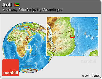 Physical Location Map of Anli