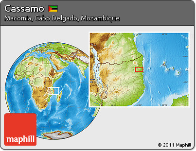 Physical Location Map of Cassamo
