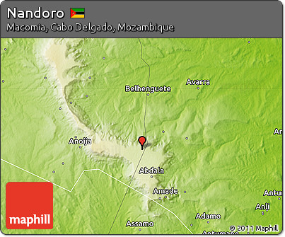 Physical Map of Nandoro
