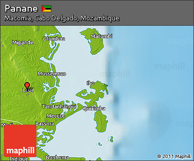 Physical 3D Map of Panane