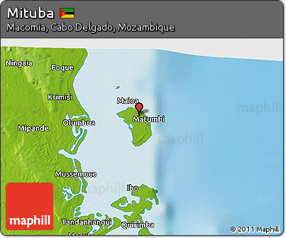 Physical 3D Map of Mituba