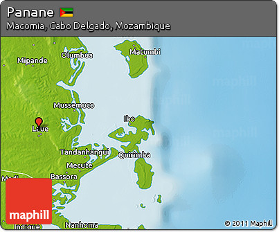 Physical 3D Map of Panane