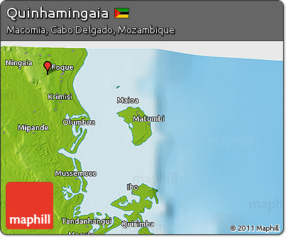 Physical 3D Map of Quinhamingaia