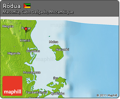 Physical 3D Map of Ródua