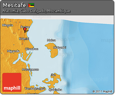 Political 3D Map of Mesitafe