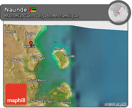 Satellite 3D Map of Naunde