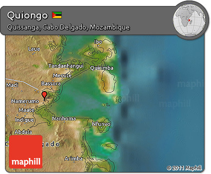 Satellite 3D Map of Quiongo