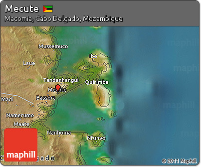 Satellite 3D Map of Mecute